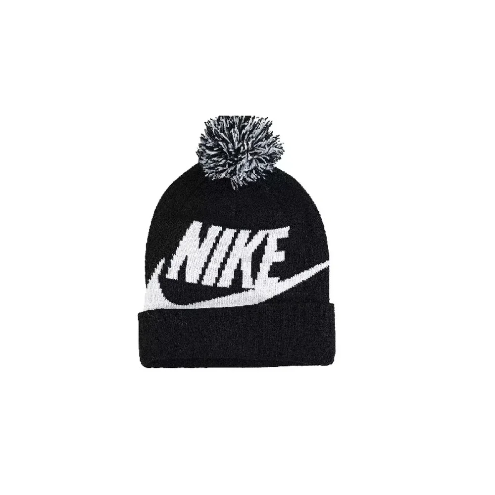 Nike Youth Hat & Gloves Set ~ Black & White ~ Beanie ~NWT‎